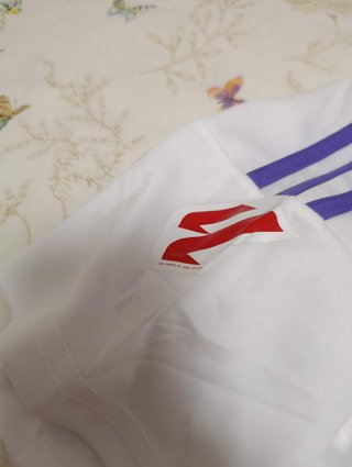 Maglietta calcio Drago Viola Bianca nuova taglia L