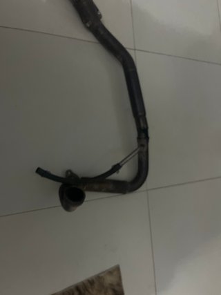 Escape Yamaha R125 Negro/Plata