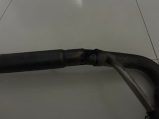Escape Yamaha R125 Negro/Plata