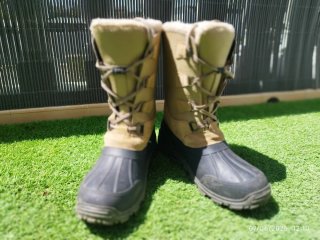 Botas de nieve Olang beige y negras