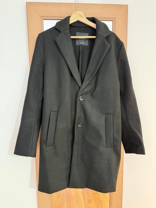 Abrigo Negro LEFTIESMAN Talla M