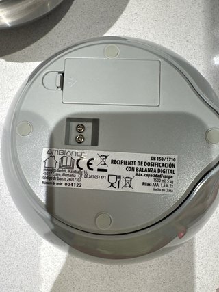 Balanza de cocina