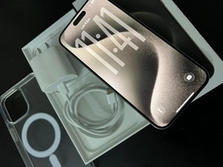 iPhone 15 Pro Max Gris/Plata