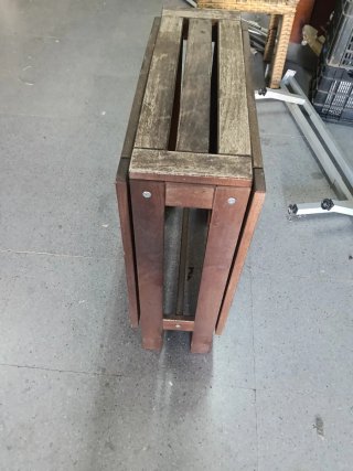 Mesa de madera plegable