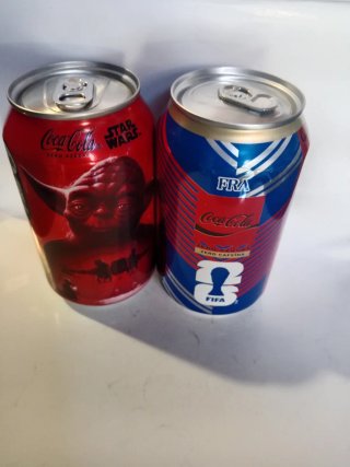 2 Latas conmemorativas edición limitada colección