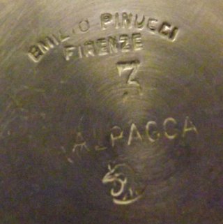 Servizio Alpacca Vintage Pinucci Firenze