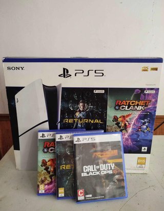 Playstation 5 Slim Bianca Disco