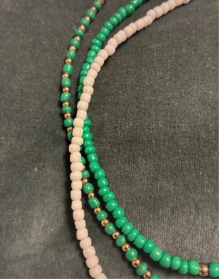 Collar Mango perlas y colgantes