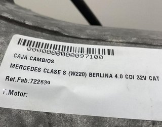 Caja 722639 mercedes-benz clase s (w220) 4.0 97100