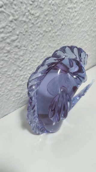 Escultura cristal Murano pez vela Licio Zanetti