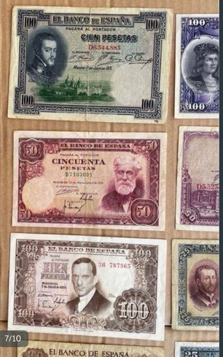 11 Billetes Antiguos Españoles El Banco de España