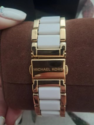 Orologio Michael Kors Oro e Bianco