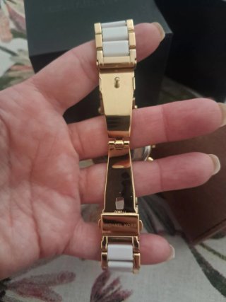 Orologio Michael Kors Oro e Bianco