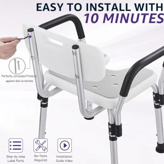 Silla Ducha Mayores Ajustable U