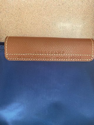 Bolso Longchamp Azul y Marrón