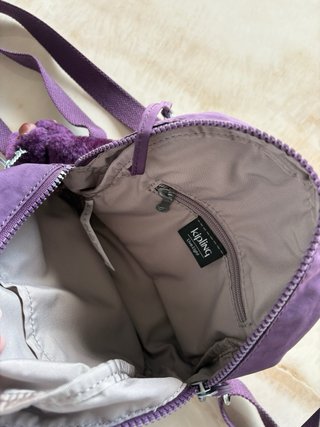 Zaino Kipling viola con scimmietta
