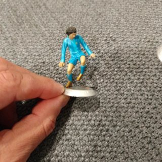 Figuras Fútbol Nano FT: Messi, Ronaldinho, Villa