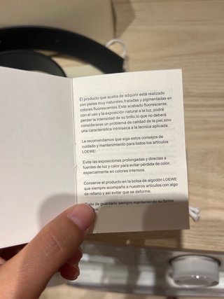 Cinturón Loewe Anagram Reversible