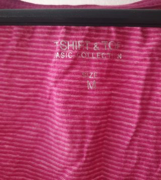 Camiseta sin mangas rosa Talla M