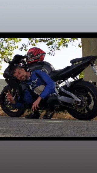 Yamaha YZF R6 Sportbike Negra mate