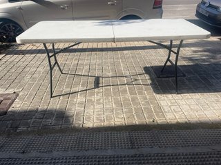 Mesa plegable de plástico