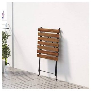 Conjunto 2 sillas y mesa plegable madera TARNO