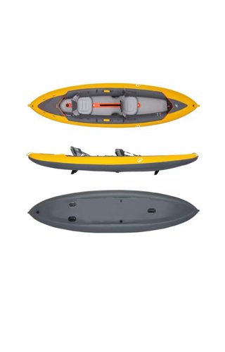 Kayak Hinchable Tribord Amarillo 2 Plazas