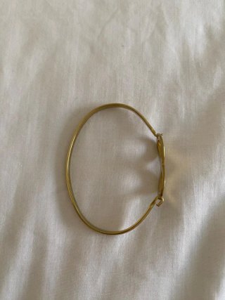 Pulsera acero inoxidable dorada