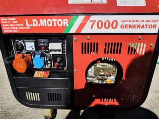 Generador Diésel 7000W Trifásico L.D. MOTOR Lombar