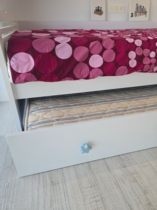 Cama nido 90x190 con somieres y colchones