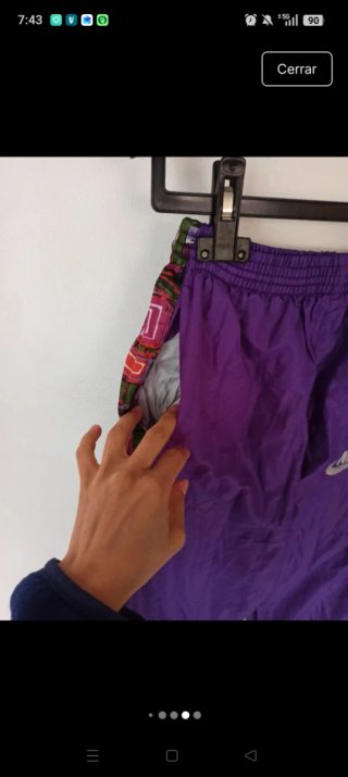 Joggers Retro Nike Morado Multicolor
