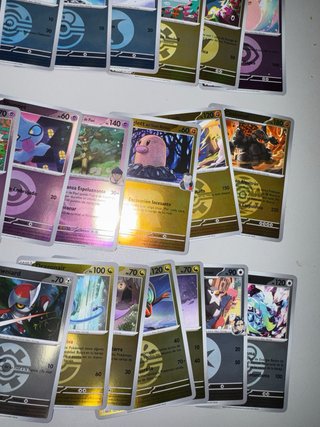 Lote 35 Cartas Pokémon Reverse Heroes Ascendentes