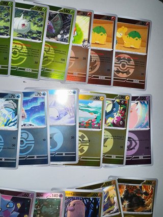 Lote 35 Cartas Pokémon Reverse Heroes Ascendentes