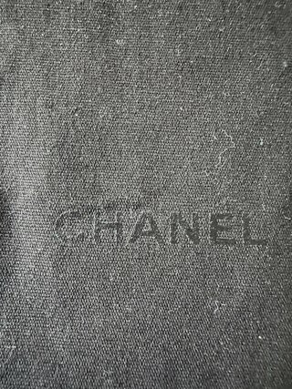 Sacchetto Chanel nero in tessuto