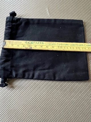 Sacchetto Chanel nero in tessuto