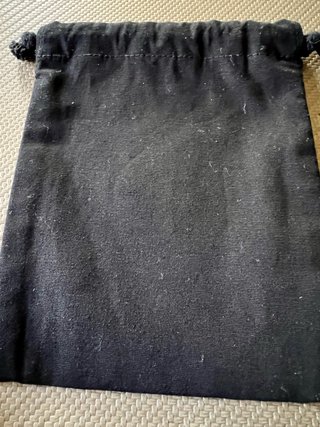 Sacchetto Chanel nero in tessuto