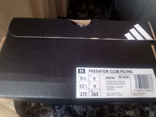 Zapatillas Adidas Predator Club FG/MG Talla 43.5