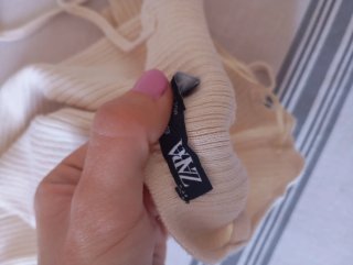 Top tirantes finos ZARA blanco