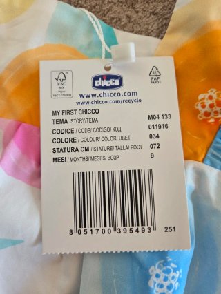 Abito Chicco 9-12 mesi