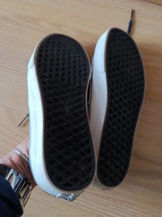 Zapatillas Vans Negras Brillantes Talla 39