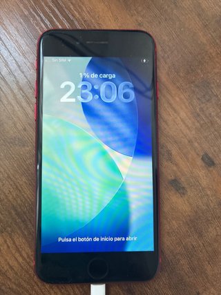 iPhone SE Rojo 128GB 2a Gen Bateria defectuosa