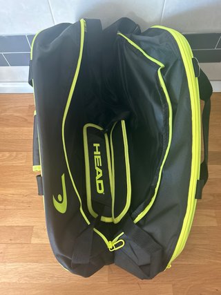 Paletero Head Core Padel Combi SMU Negro/Lima
