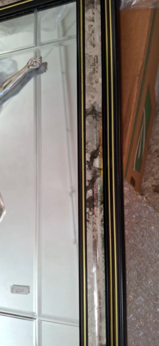 Quadro specchio Gesù placcato argento