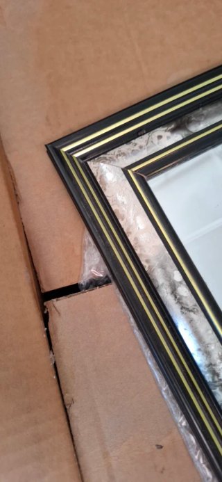 Quadro specchio Gesù placcato argento