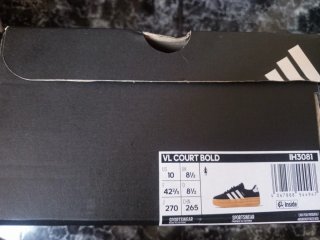 Zapatillas Adidas VL Court Bold Negras