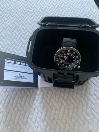Tecnotempo Reloj Edición Limitada Negro Naranja