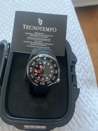 Tecnotempo Reloj Edición Limitada Negro Naranja