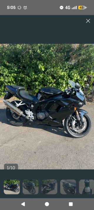 Hyosung GT250RI Negra Modelo de 2012  Etiqueta C