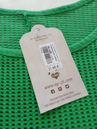 Conjunto 2 piezas AY-25 Verde Talla XL