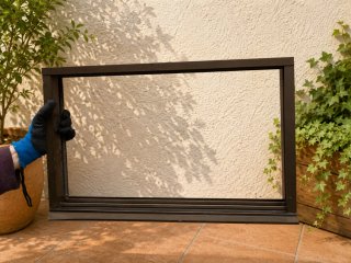 Marco de ventana de aluminio